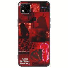 Aesthetic Red Xiaomi Redmi 10A Black TPU (Μαύρη Σιλικόνη)