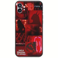 Aesthetic Red Nothing Phone (1) Black TPU (Μαύρη Σιλικόνη)