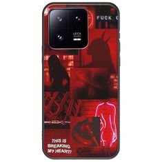 Aesthetic Red Xiaomi 13 Pro 5G Black TPU (Μαύρη Σιλικόνη)