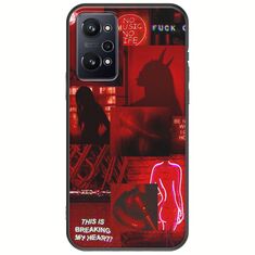 Aesthetic Red Realme GT Neo 3T Black TPU (Μαύρη Σιλικόνη)