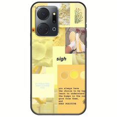 Aesthetic Yellow Honor X7a Black TPU (Μαύρη Σιλικόνη)