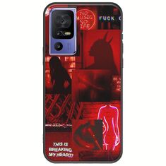 Aesthetic Red TCL 40 SE Black TPU (Μαύρη Σιλικόνη)