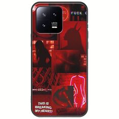 Aesthetic Red Xiaomi 13 5G Black TPU (Μαύρη Σιλικόνη)