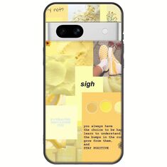 Aesthetic Yellow Google Pixel 7a 5G Black TPU (Μαύρη Σιλικόνη)