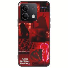 Aesthetic Red Xiaomi Redmi Note 13 Pro 5G Black TPU (Μαύρη Σιλικόνη)