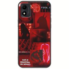 Aesthetic Red TCL 305i Black TPU (Μαύρη Σιλικόνη)