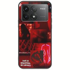 Aesthetic Red Xiaomi Poco F6 Pro 5G Black TPU (Μαύρη Σιλικόνη)
