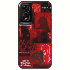 Aesthetic Red TCL 505 Black TPU (Μαύρη Σιλικόνη)
