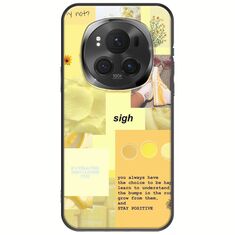 Aesthetic Yellow Honor Magic 6 Pro 5G Black TPU (Μαύρη Σιλικόνη)