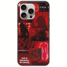 Aesthetic Red iPhone 16 Pro Black TPU (Μαύρη Σιλικόνη)