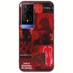Aesthetic Red TCL 50 5G Black TPU (Μαύρη Σιλικόνη)