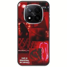 Aesthetic Red Xiaomi Poco X7 5G Black TPU (Μαύρη Σιλικόνη)