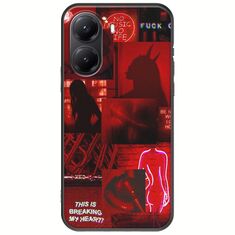 Aesthetic Red Xiaomi Poco X7 Pro 5G Black TPU (Μαύρη Σιλικόνη)