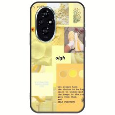 Aesthetic Yellow Honor 200 5G Black TPU (Μαύρη Σιλικόνη)