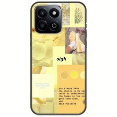 Aesthetic Yellow Honor 200 Smart 5G Black TPU (Μαύρη Σιλικόνη)