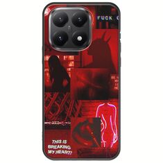 Aesthetic Red Xiaomi 15T 5G Black TPU (Μαύρη Σιλικόνη)