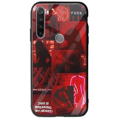 Aesthetic Red Xiaomi Redmi Note 8T Groove TPU (Tempered Glass και TPU)