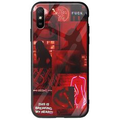 Aesthetic Red Xiaomi Redmi 9A Groove TPU (Tempered Glass και TPU)