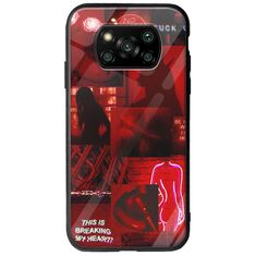 Aesthetic Red Xiaomi Poco X3 NFC / X3 Pro Groove TPU (Tempered Glass και TPU)