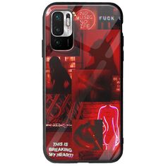 Aesthetic Red Xiaomi Redmi Note 10 5G Groove TPU (Tempered Glass και TPU)
