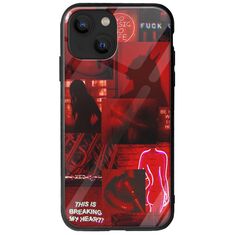 Aesthetic Red iPhone 13  Groove TPU (Tempered Glass και TPU)
