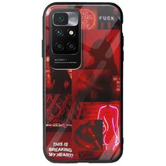 Aesthetic Red Xiaomi Redmi 10 Groove TPU (Tempered Glass και TPU)