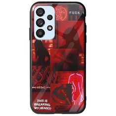 Aesthetic Red Samsung Galaxy A53 5G Groove TPU (Tempered Glass και TPU)