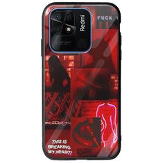 Aesthetic Red Xiaomi Redmi 10C Groove TPU (Tempered Glass και TPU)