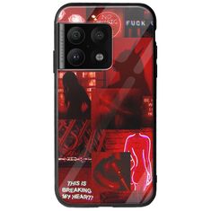 Aesthetic Red OnePlus 10 Pro Groove TPU (Tempered Glass και TPU)
