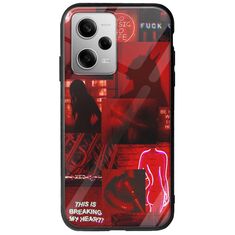 Aesthetic Red Xiaomi Redmi Note 12 Pro Plus 5G Groove TPU (Tempered Glass και TPU)