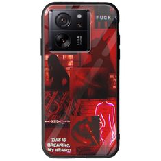 Aesthetic Red Xiaomi 13T Pro 5G Groove TPU (Tempered Glass και TPU)