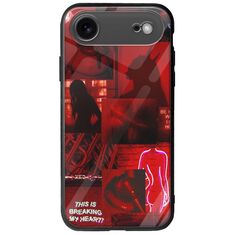 Aesthetic Red iPhone Air Groove TPU (Tempered Glass και TPU)