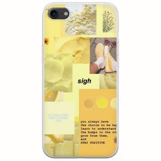 Aesthetic Yellow iPhone 7 Flexible TPU (Διάφανη Σιλικόνη)