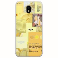 Aesthetic Yellow Samsung Galaxy J3(2017) Flexible TPU (Διάφανη Σιλικόνη)