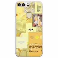 Aesthetic Yellow Huawei P9 Flexible TPU (Διάφανη Σιλικόνη)