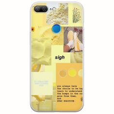 Aesthetic Yellow Huawei Honor 9 Lite Flexible TPU (Διάφανη Σιλικόνη)