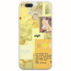 Aesthetic Yellow Xiaomi Mi A1 / Mi 5X Flexible TPU (Διάφανη Σιλικόνη)