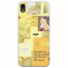 Aesthetic Yellow iPhone XR Flexible TPU (Διάφανη Σιλικόνη)