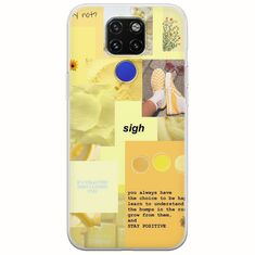 Aesthetic Yellow Huawei Mate 20 Flexible TPU (Διάφανη Σιλικόνη)