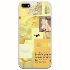 Aesthetic Yellow Huawei Y5 2018 Flexible TPU (Διάφανη Σιλικόνη)