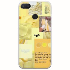 Aesthetic Yellow Xiaomi Redmi 6 Flexible TPU (Διάφανη Σιλικόνη)