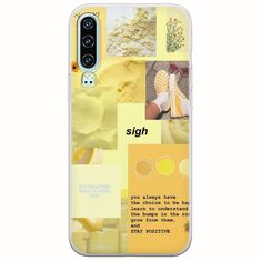Aesthetic Yellow Huawei P30 Flexible TPU (Διάφανη Σιλικόνη)