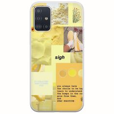 Aesthetic Yellow Samsung Galaxy A51 Flexible TPU (Διάφανη Σιλικόνη)