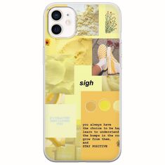 Aesthetic Yellow iPhone 12 mini Flexible TPU (Διάφανη Σιλικόνη)