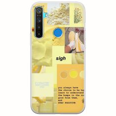 Aesthetic Yellow Realme 5/5i/5s Flexible TPU (Διάφανη Σιλικόνη)
