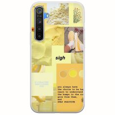 Aesthetic Yellow Realme 6 Flexible TPU (Διάφανη Σιλικόνη)