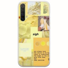 Aesthetic Yellow Realme X3 Flexible TPU (Διάφανη Σιλικόνη)