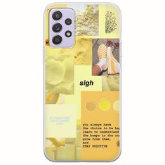 Aesthetic Yellow Samsung Galaxy A72 5G Flexible TPU (Διάφανη Σιλικόνη)