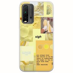 Aesthetic Yellow Xiaomi Redmi 9T Flexible TPU (Διάφανη Σιλικόνη)