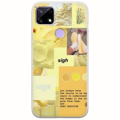 Aesthetic Yellow Realme C21 Flexible TPU (Διάφανη Σιλικόνη)